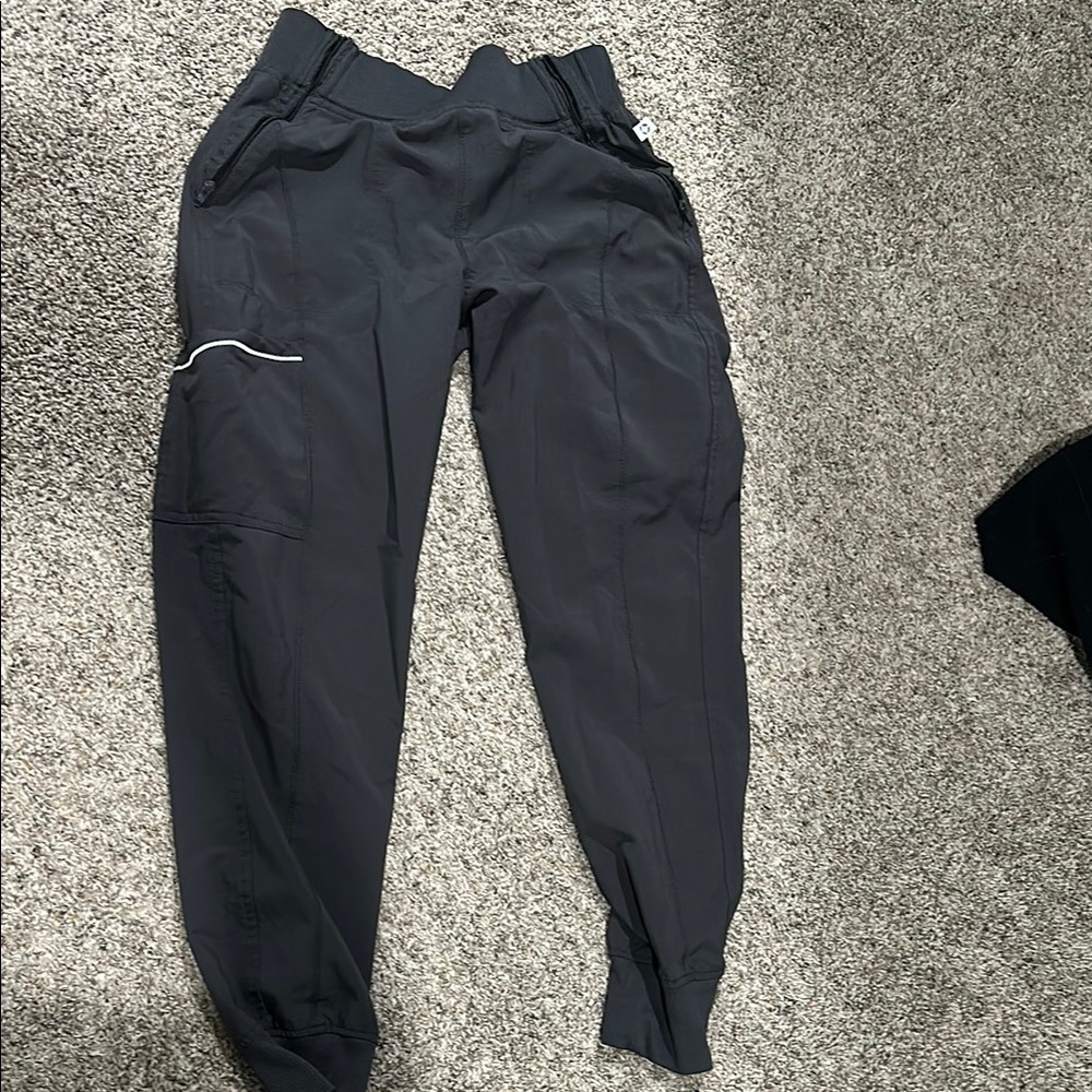Black Cargo Jogger Pants
